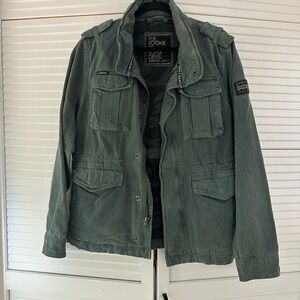Super Dry “the rookie” Green Military Jacket